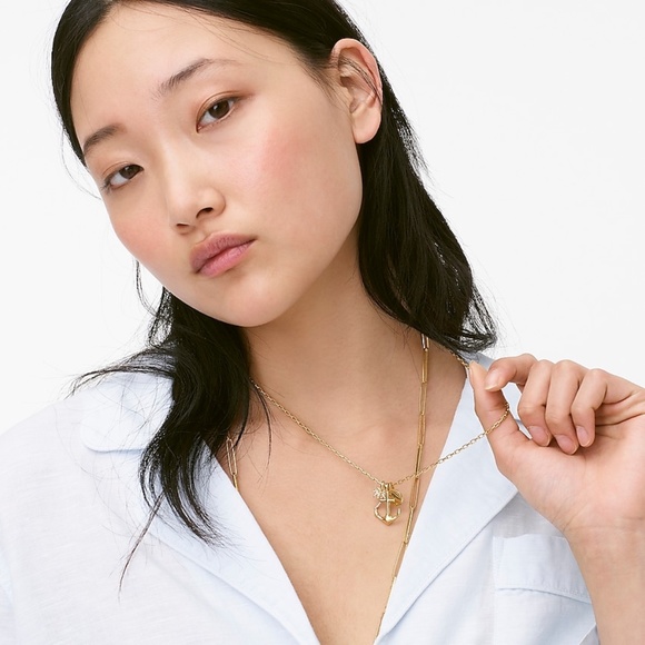 NEW J. Crew Smooth Sailing Charm Necklace